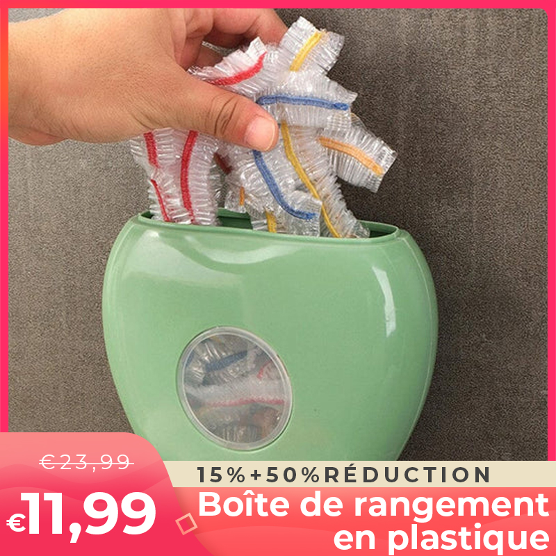 Boîte de rangement en plastique