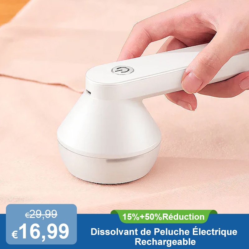 Dissolvant de Peluche Électrique Rechargeable